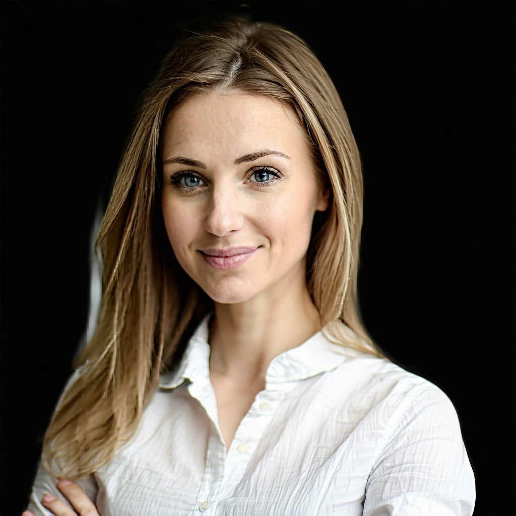 blue collar profile pic female